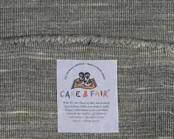 Rugvista Core Handloom Flat matta ø 200 cm mörkgrå