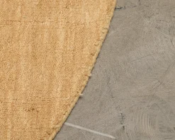 Rugvista Handloom ullmatta ø 150 cm beige
