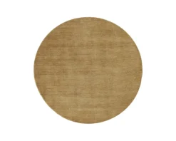 Rugvista Handloom ullmatta ø 150 cm beige