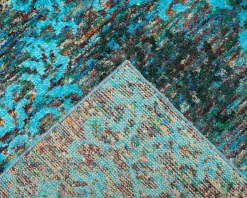 Rugvista Kamala matta 190 x 290 cm blå / grön
