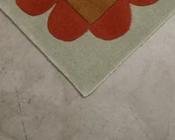 Rugvista Liora matta 200 x 300 cm orange / röd / ljusgrön