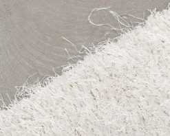 Rugvista matta Luxe Shaggy 80 x 150 cm vit