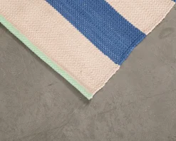 Rugvista Pippi matta 140 x 210 cm blå / orange / rosa / ljusgrön / naturvit