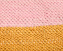 Rugvista Pippi matta 140 x 210 cm blå / orange / rosa / ljusgrön / naturvit