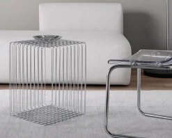 Rugvista Premium Handloom Fringes ullmatta 250 x 350 cm silver