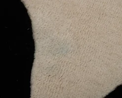 Rugvista Premium Stones runt ullmatta ø 150 cm svart