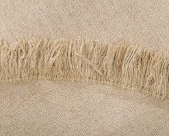 Rugvista Ravi ullmatta ø 200 cm beige