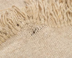 Rugvista Ravi ullmatta ø 200 cm beige
