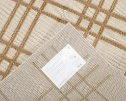 Rugvista Rutan matta 160 x 230 cm ljusbrun