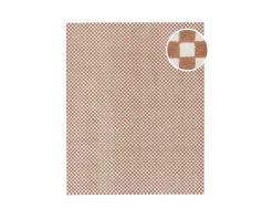 Rugvista Scandina matta 300 x 400 cm orange / vit