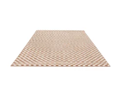 Rugvista Scandina matta 300 x 400 cm orange / vit
