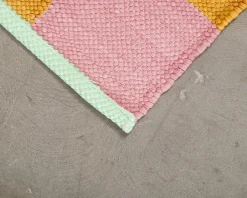 Rugvista Tommy gångmatta 75 x 160 cm orange / rosa