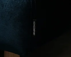 Sofacompany Dylan fotpall Velour Lux Petrol