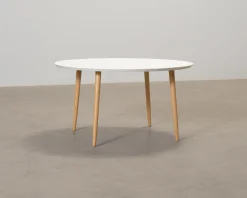 Sofacompany Hubert soffbord ø 90 cm vit / ek