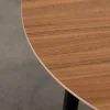 Sofacompany Hubert soffbord ø 90 cm valnöt / svart