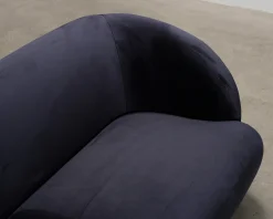 Sofacompany Paula 3-sits soffa Velour Lux Navy