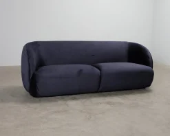 Sofacompany Paula 3-sits soffa Velour Lux Navy