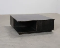 Soffbord 100 x 100 cm svart