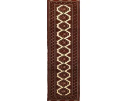 Torkaman Fine orientalisk matta 84 x 295 cm