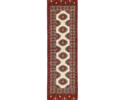 Torkaman Fine orientalisk matta 87 x 291 cm