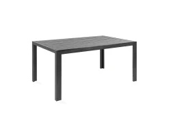 Tunis utebord 205 cm svart