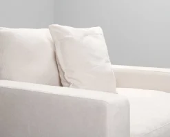 Valencia fåtölj naturvit