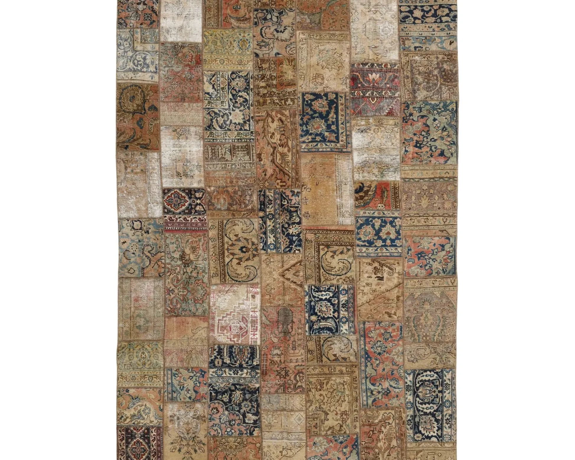 Vintage Patchwork orientalisk matta 252 x 360 cm