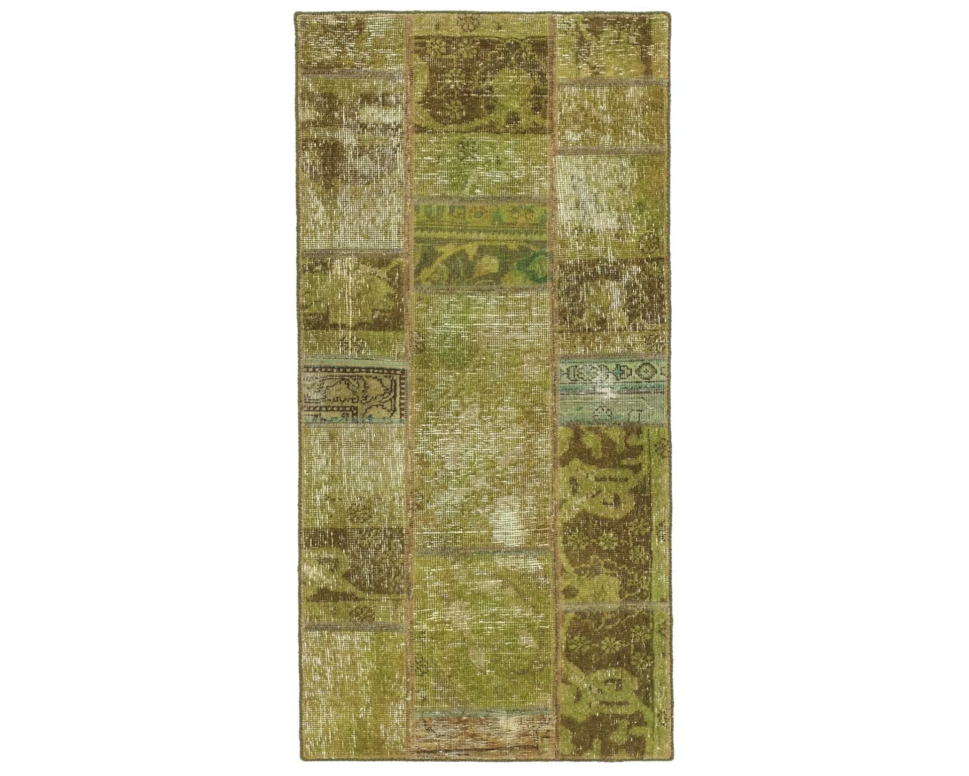 Vintage Patchwork orientalisk matta 75 x 155 cm