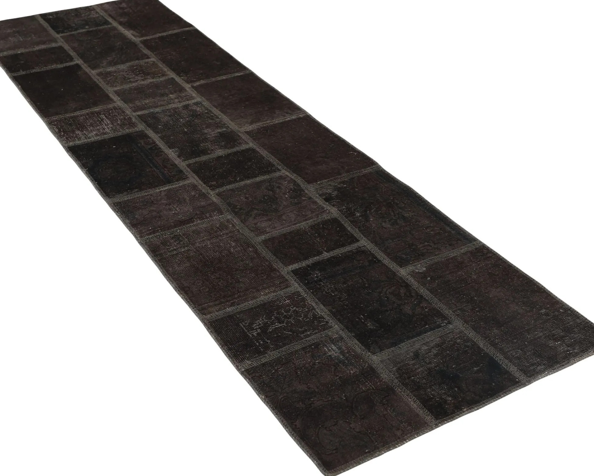 Vintage Patchwork orientalisk matta 76 x 252 cm