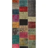 Vintage Patchwork orientalisk matta 74 x 156 cm