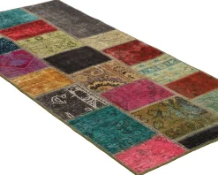 Vintage Patchwork orientalisk matta 74 x 156 cm