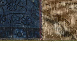 Vintage Patchwork orientalisk matta 76 x 156 cm