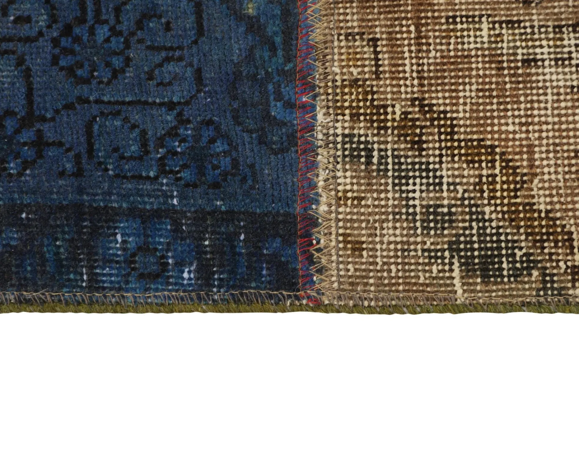 Vintage Patchwork orientalisk matta 76 x 156 cm