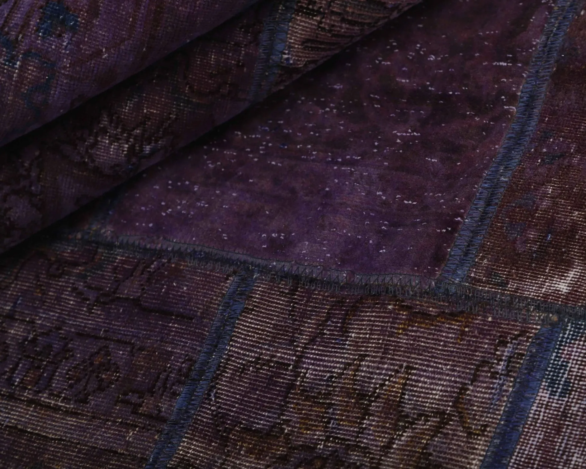 Vintage Patchwork orientalisk matta 203 x 303 cm