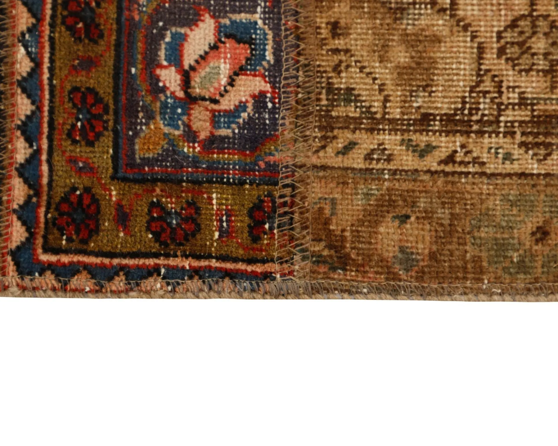 Vintage Patchwork orientalisk matta 246 x 355 cm