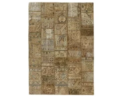 Vintage Patchwork orientalisk matta 143 x 204 cm