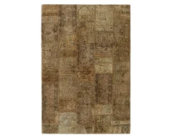Vintage Patchwork orientalisk matta 143 x 208 cm