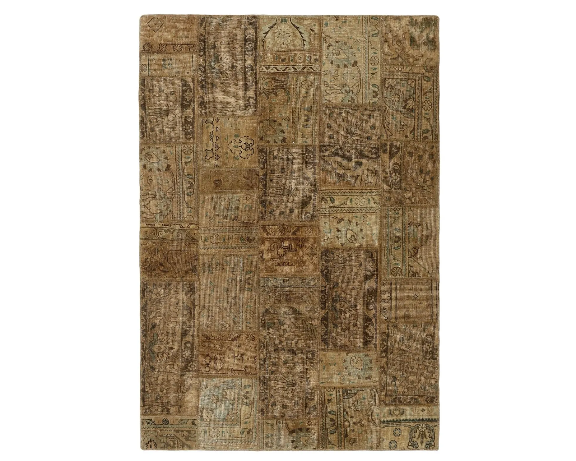Vintage Patchwork orientalisk matta 143 x 208 cm