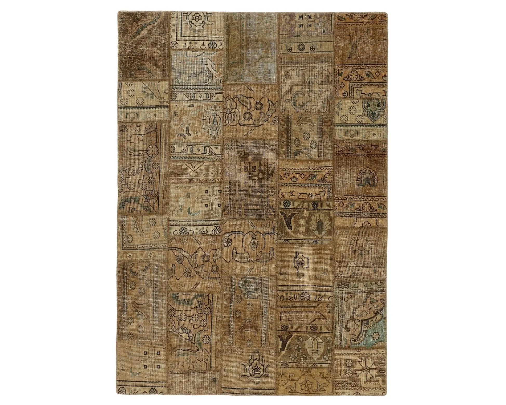 Vintage Patchwork orientalisk matta 145 x 205 cm