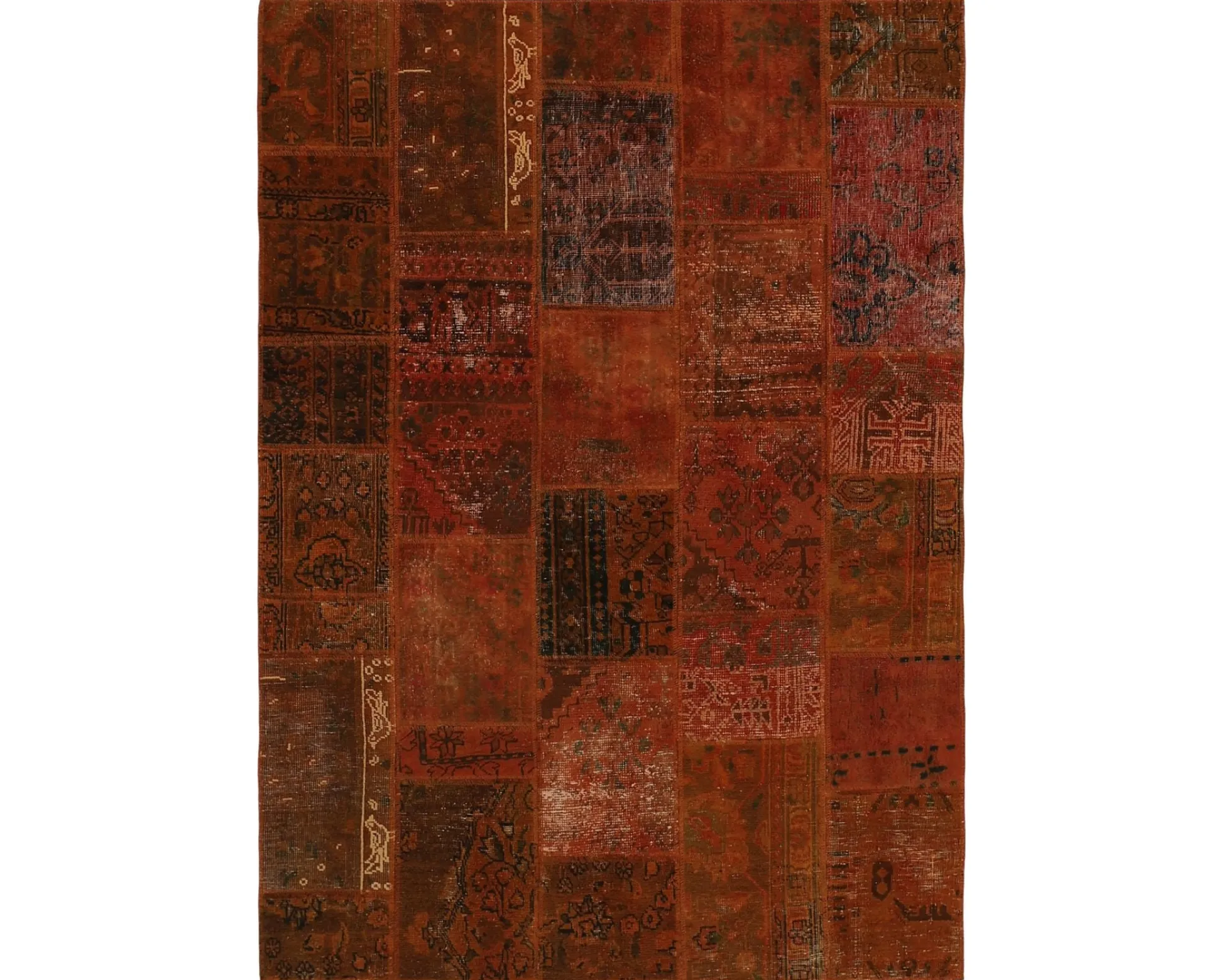 Vintage Patchwork orientalisk matta 143 x 200 cm