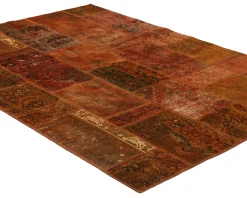 Vintage Patchwork orientalisk matta 143 x 200 cm